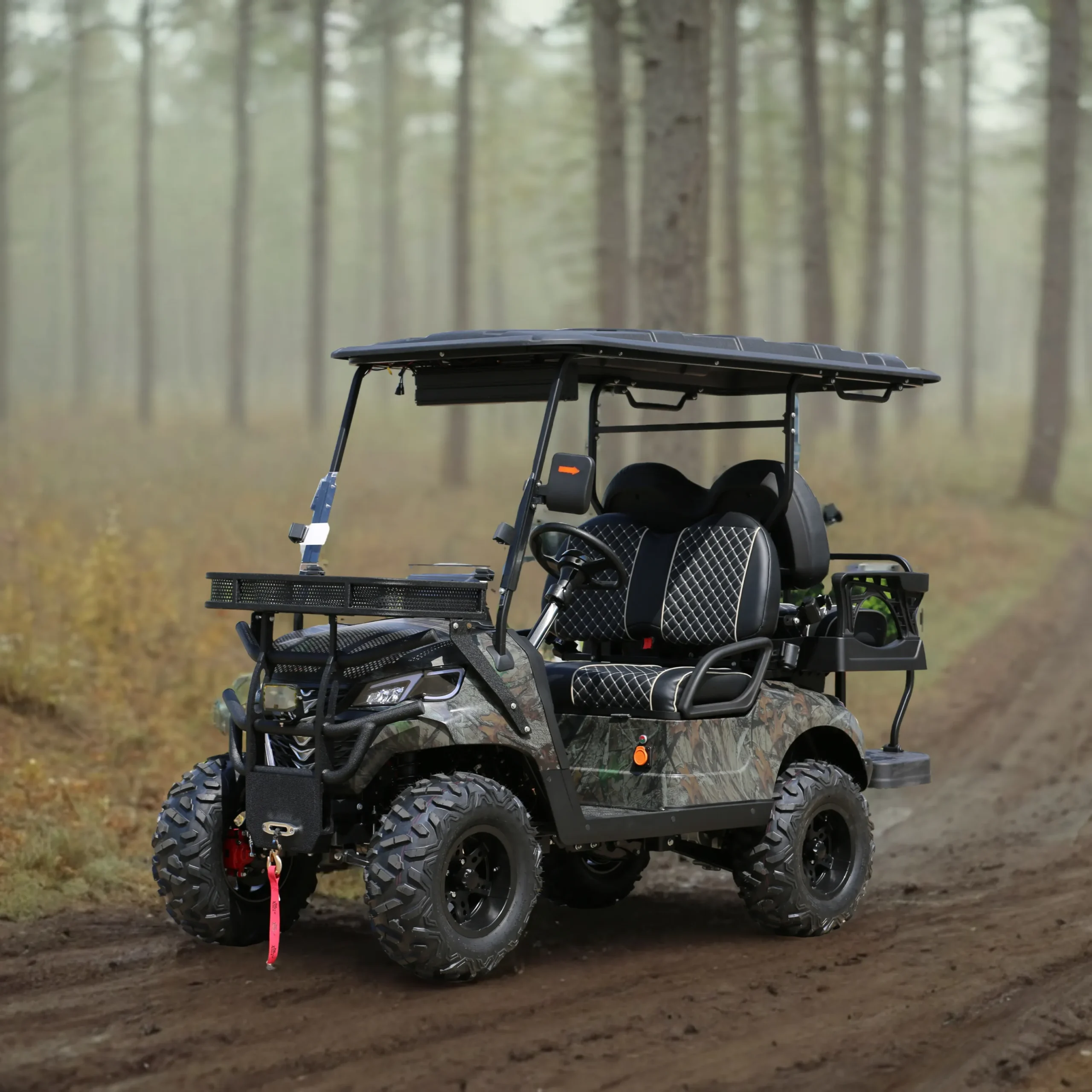 4(2+2) lifted electric golf cart