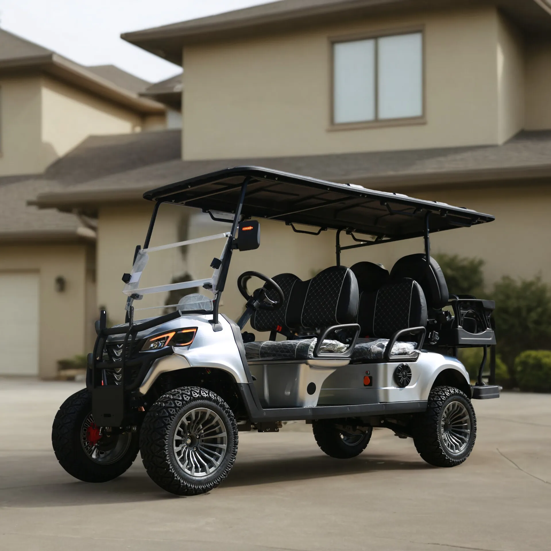 6 seater electric golf cart
