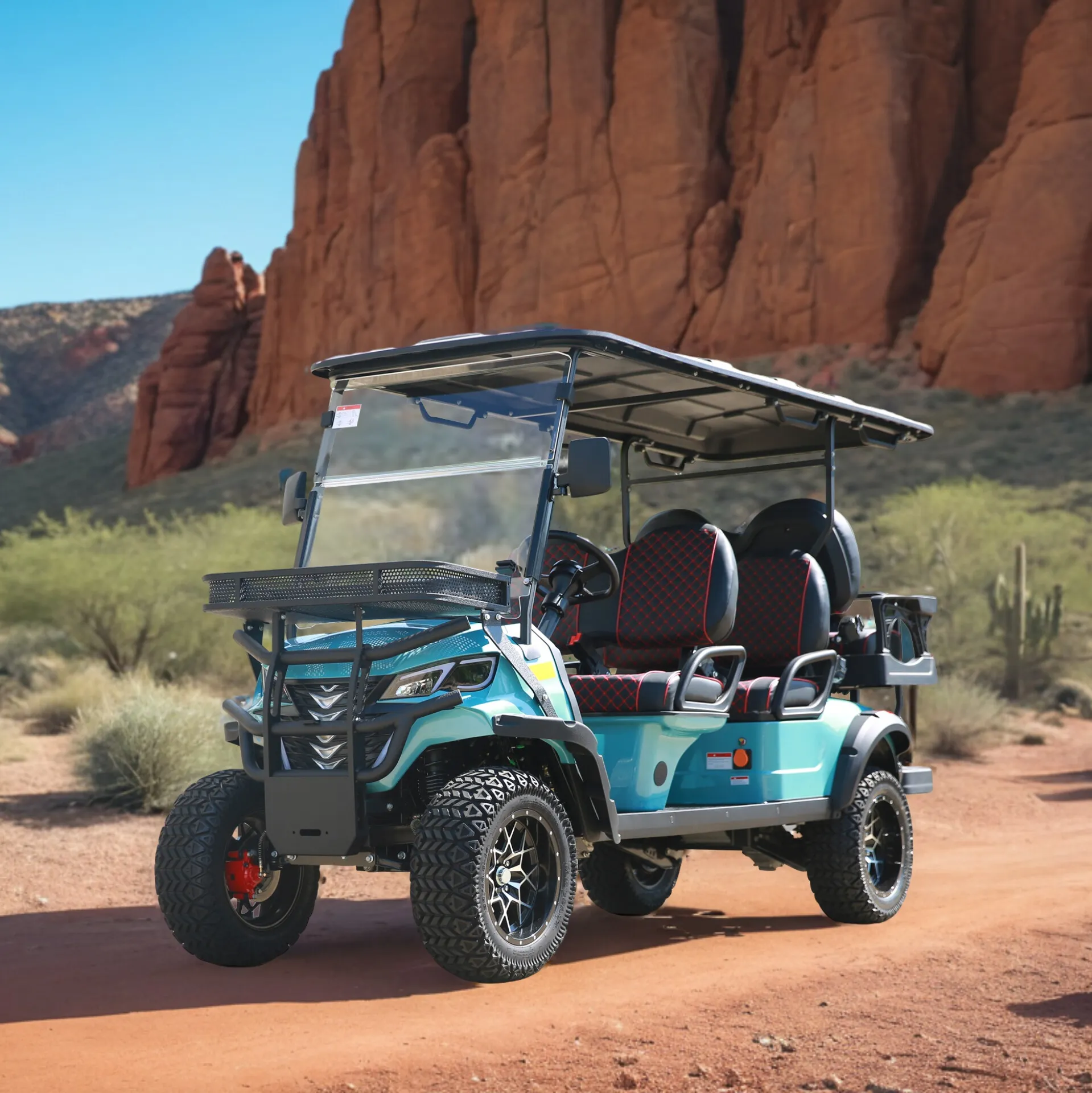 6(4+2) electric golf cart